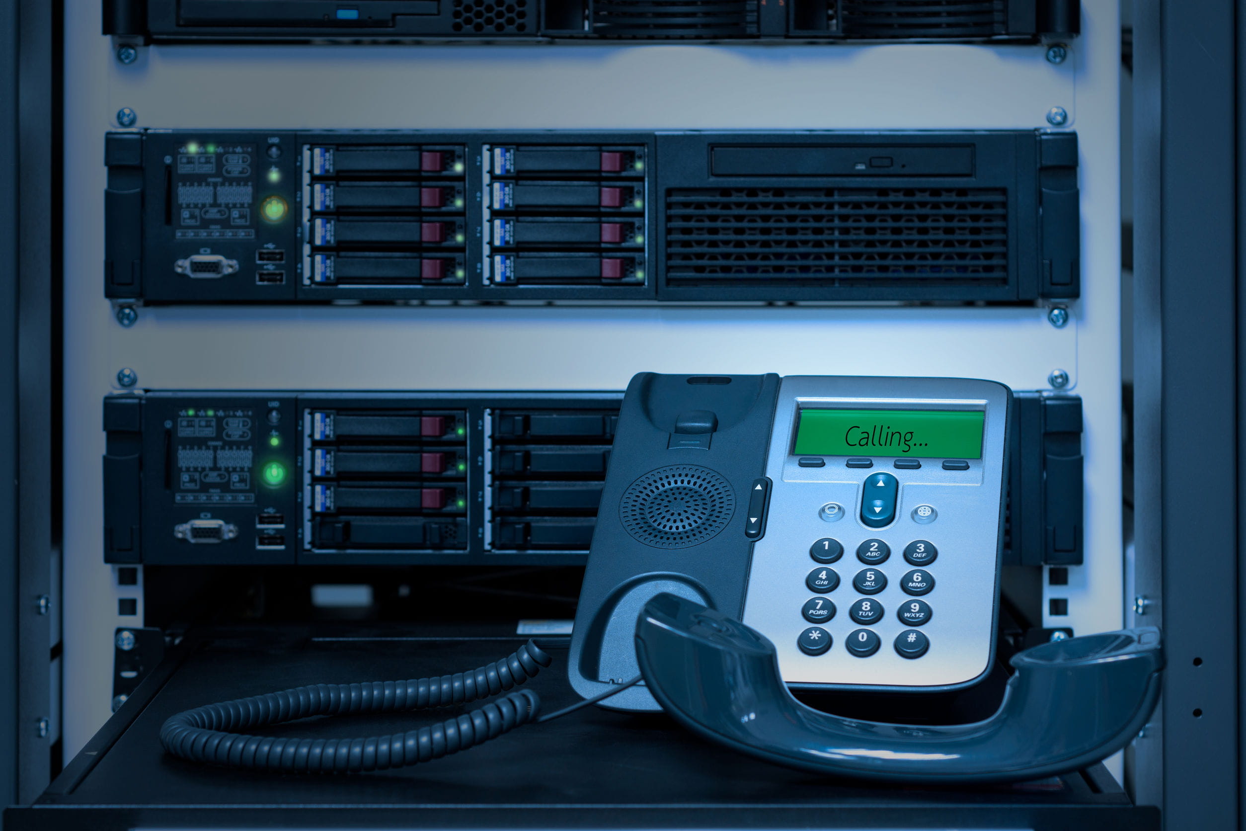 Infraestructura de telefonía IP empresarial