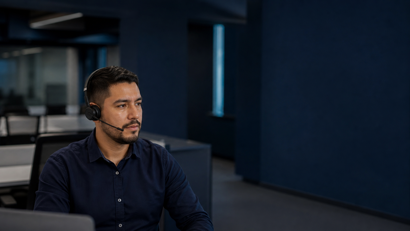 Operador profesional utilizando una solución de telefonía IP
